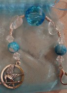 Mockingjay Heart Blue Scissorfob